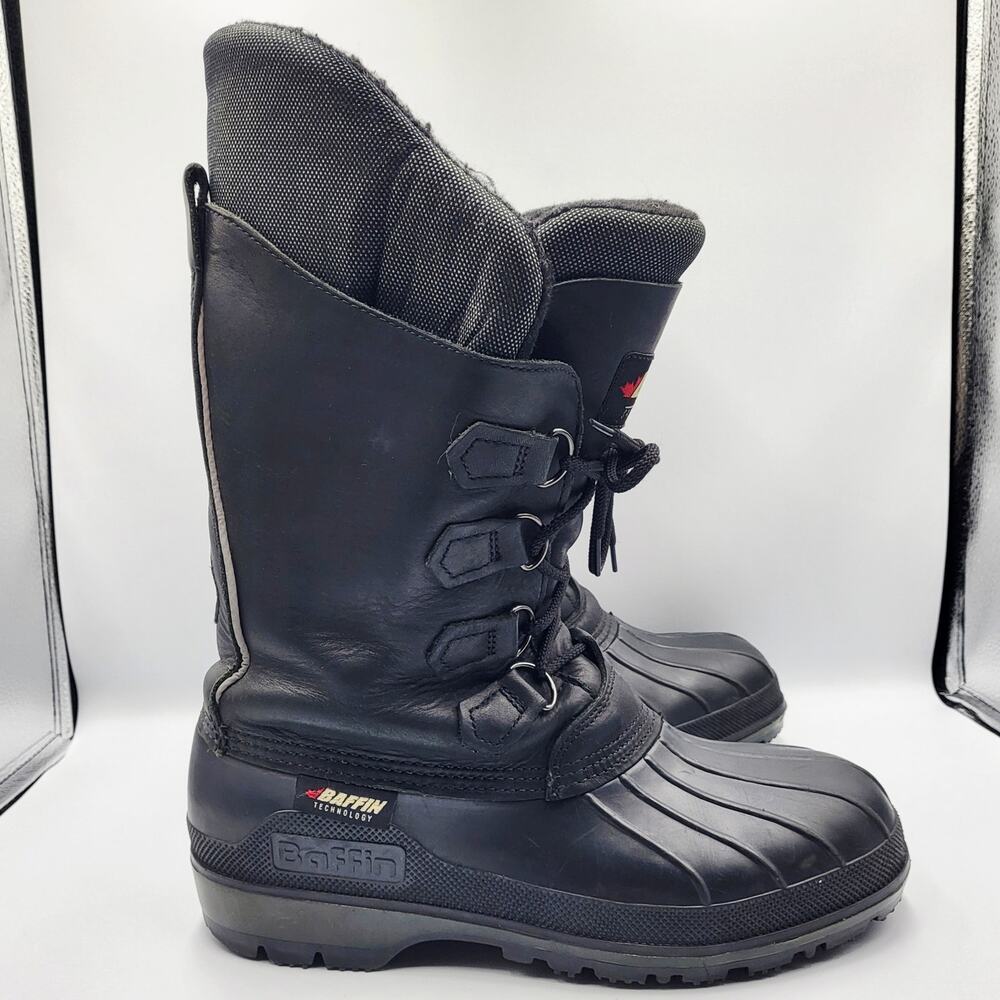 Baffin Sno-Mach Series High-Performance Black Lea… - image 2